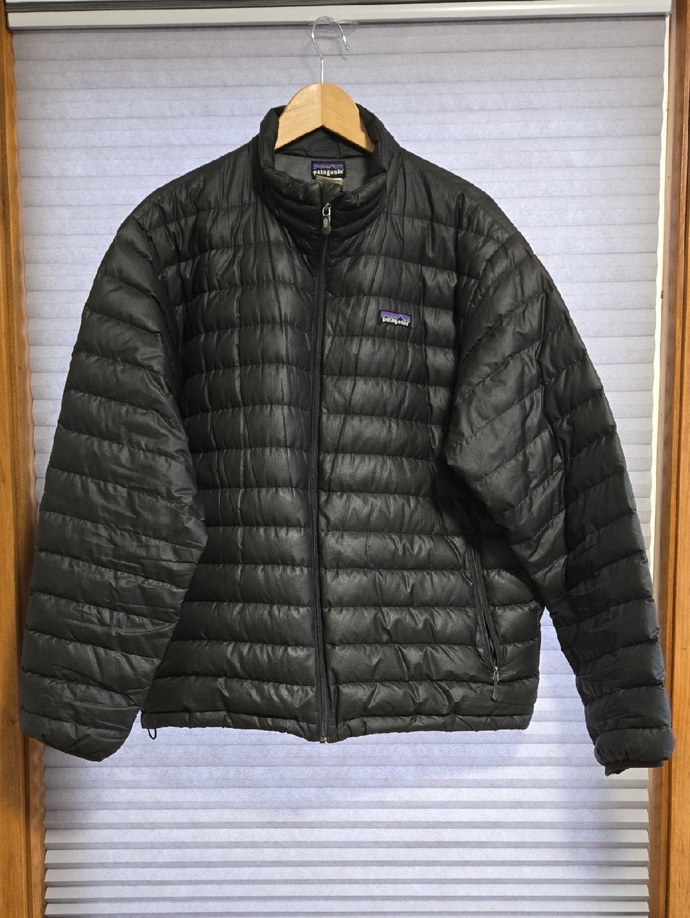 Patagonia Dark Grey Quilted Puffer Jacket
